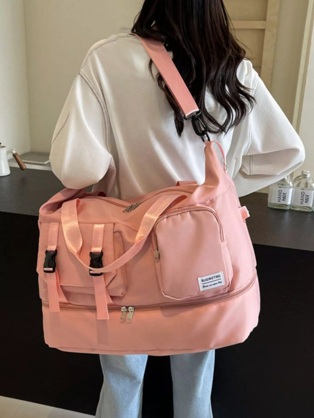 Large Capacity Multi-Pocket Travel Bag