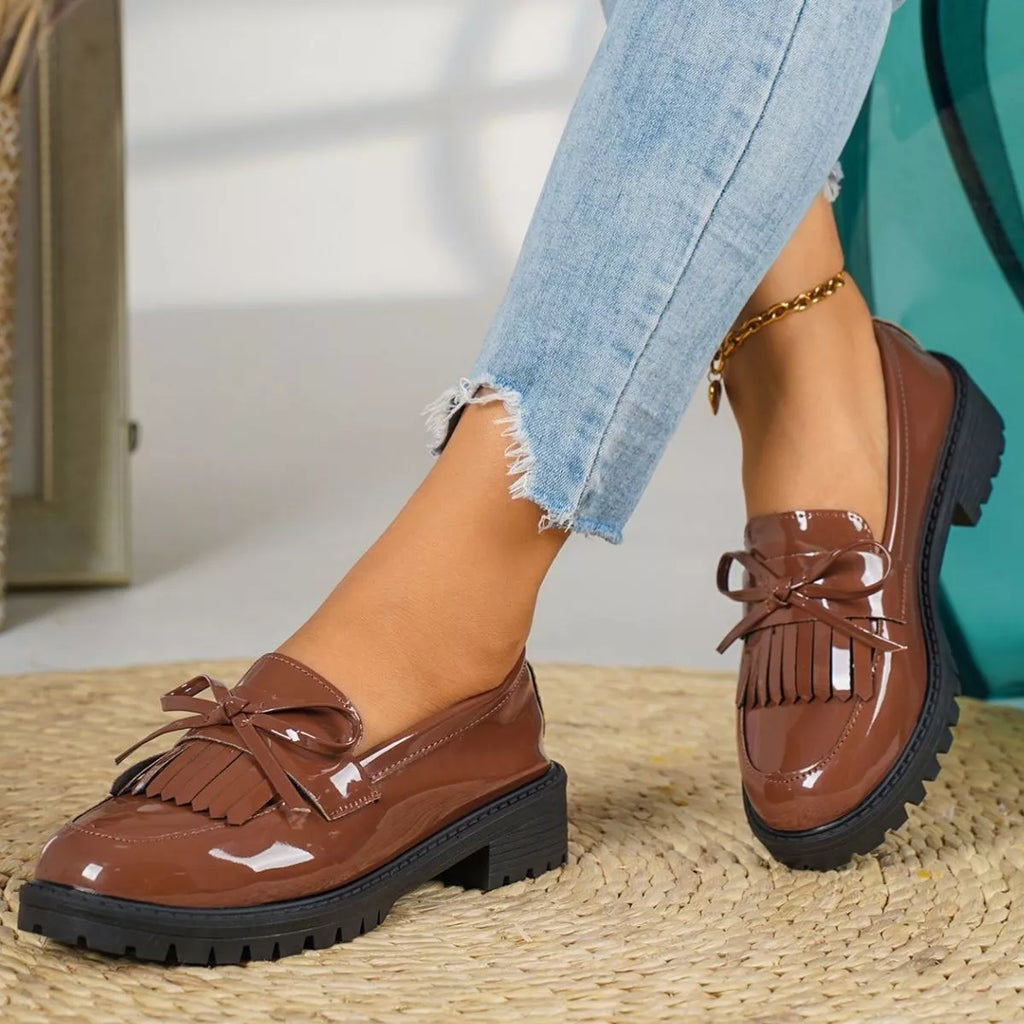 Round Toe Slip-Ons