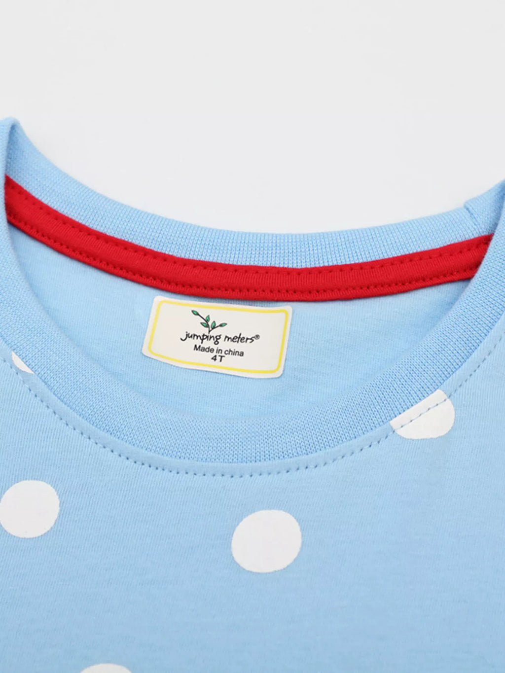 Children's Polka Dot Ladybug Round Neck Dress