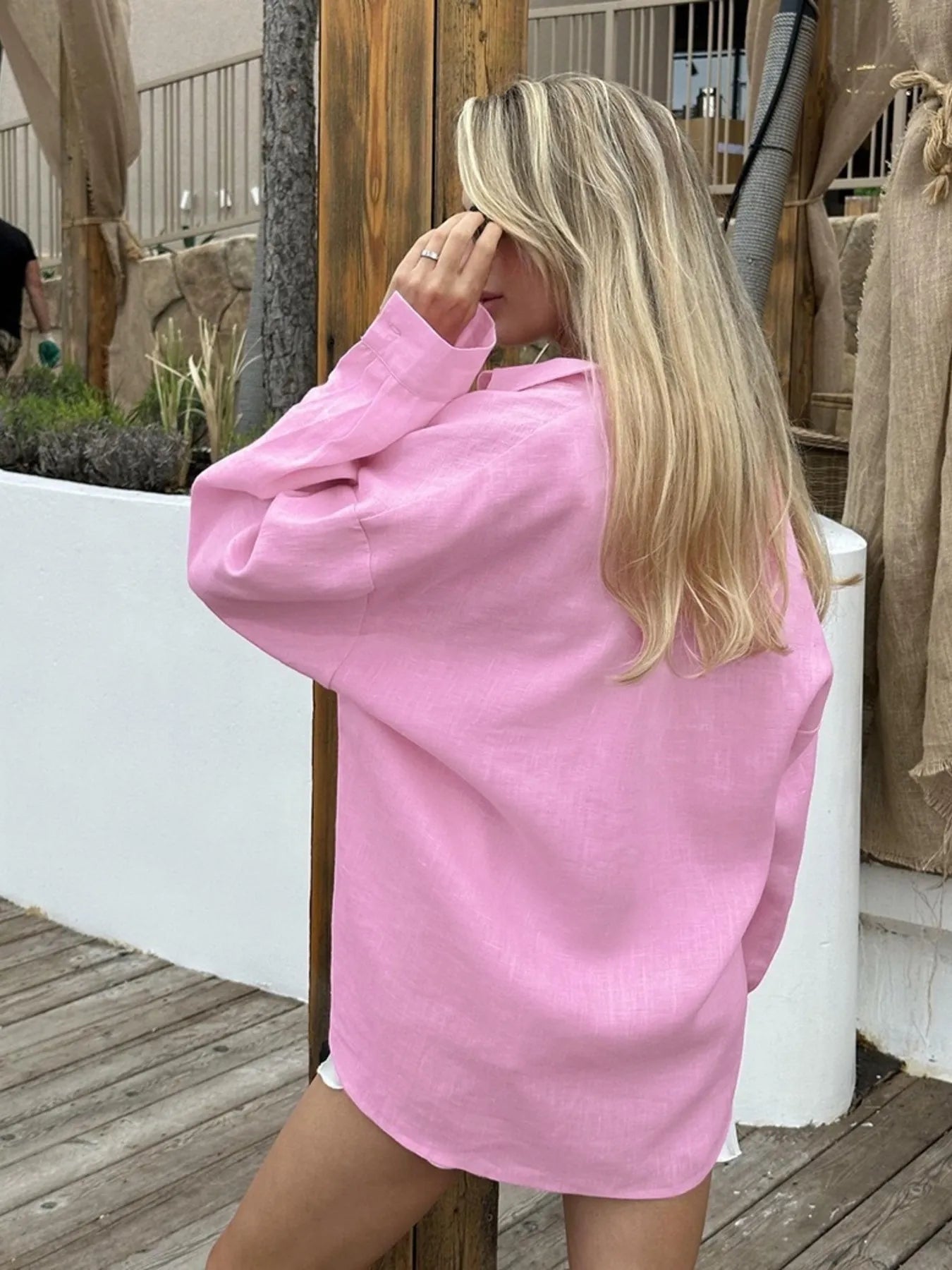 Casual Button-Up Long Sleeve Shirt
