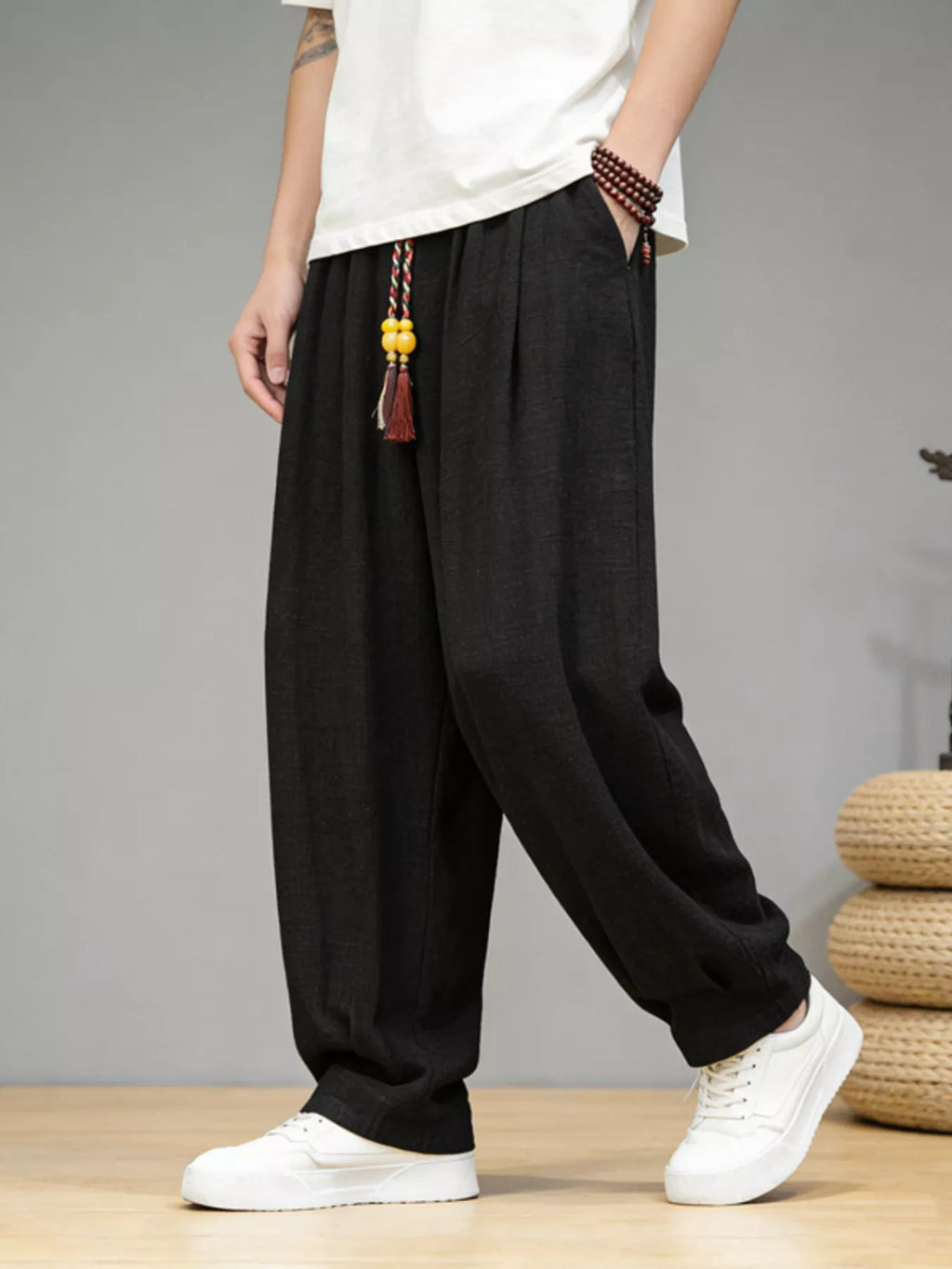 Men's Plus Size Loose Fit Casual Pants