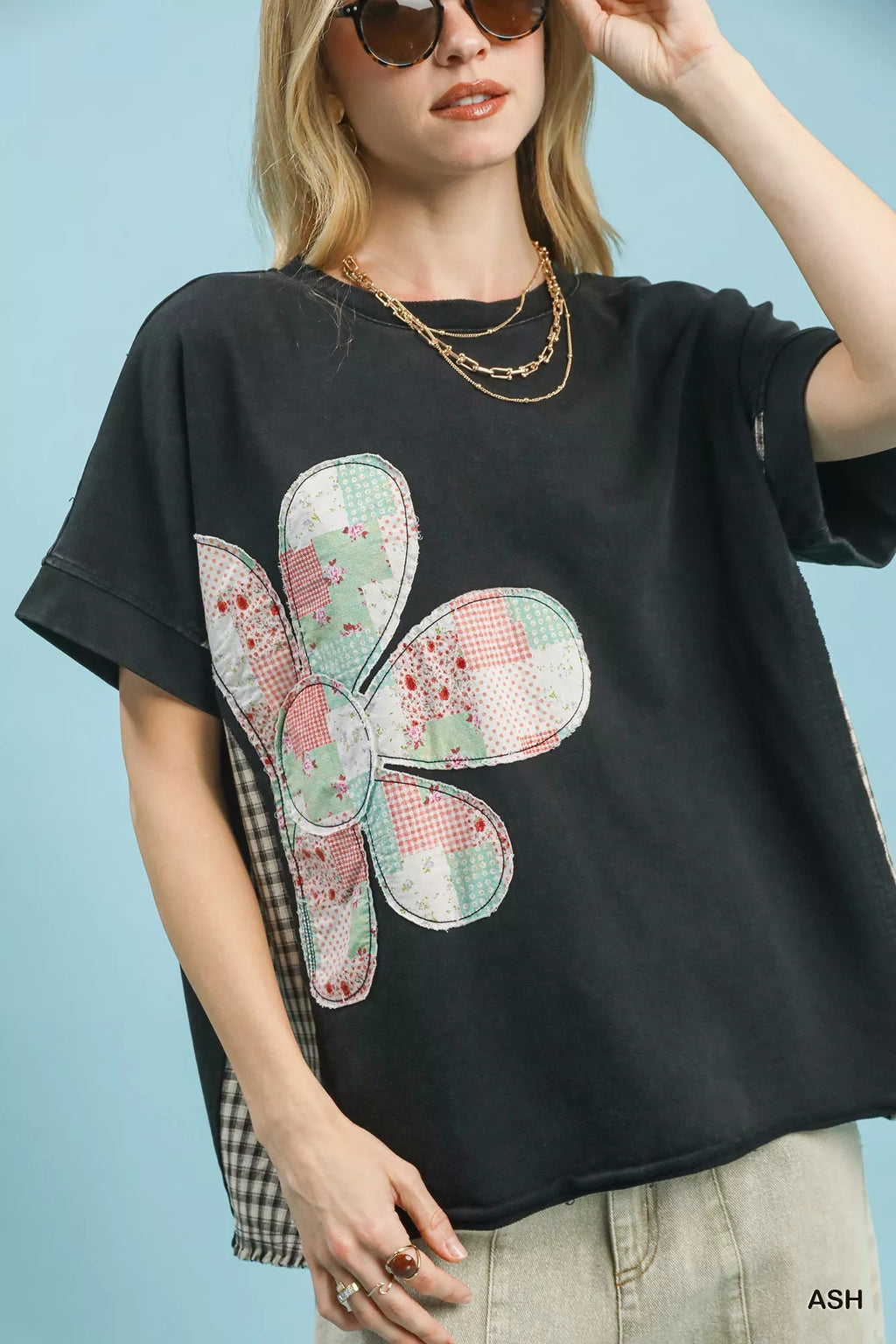 Umgee Mineral Wash French Terry Top