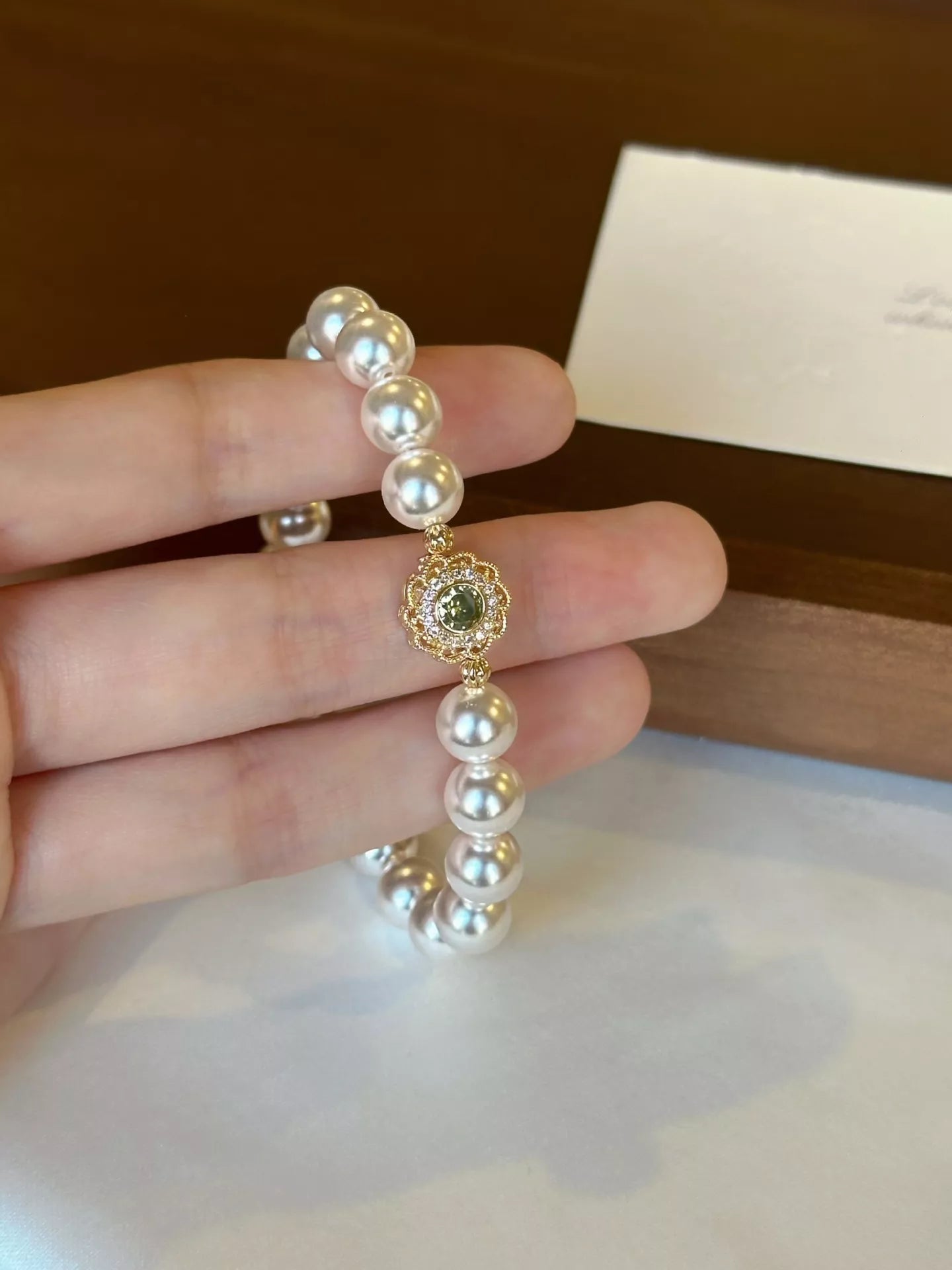 Pearl Flower Bracelet