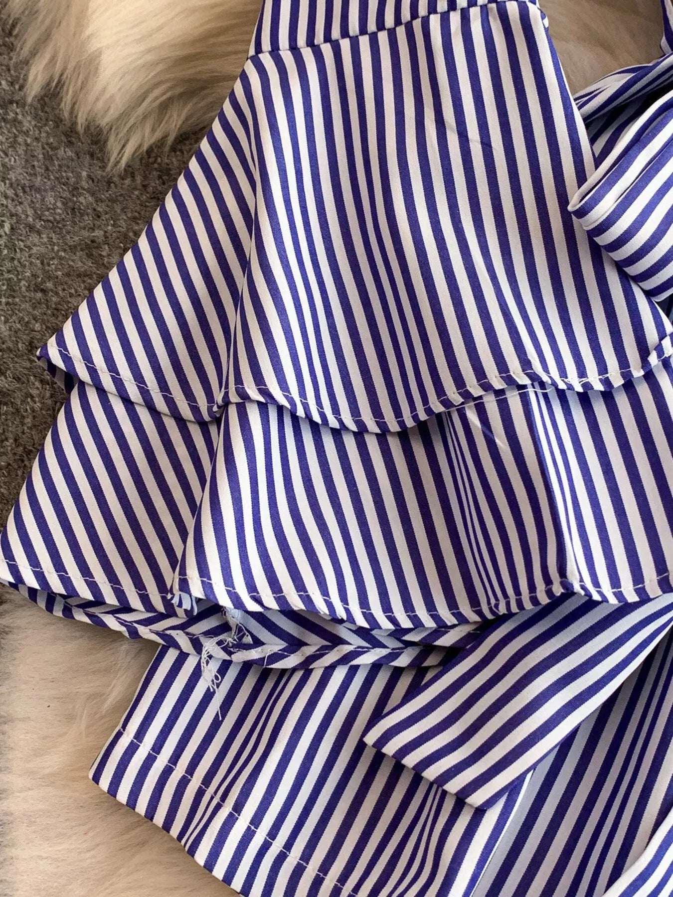 Off-Shoulder Flounce Sleeve Romper