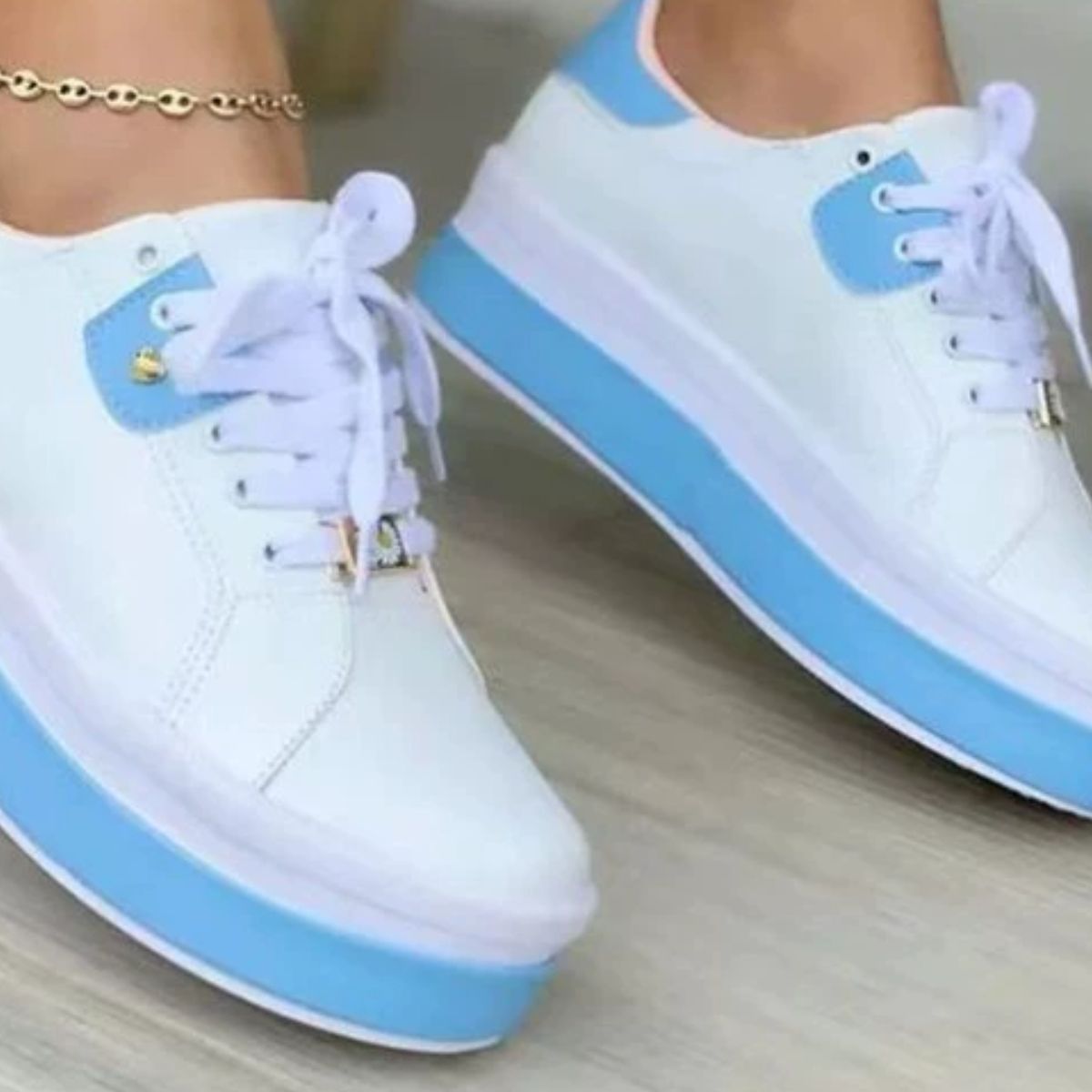 Lace Up Platform Sneakers