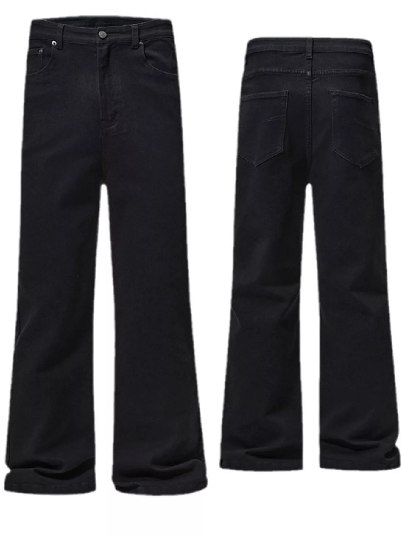 Men's Full Size Pocketed Bootcut Jeans Plus Size