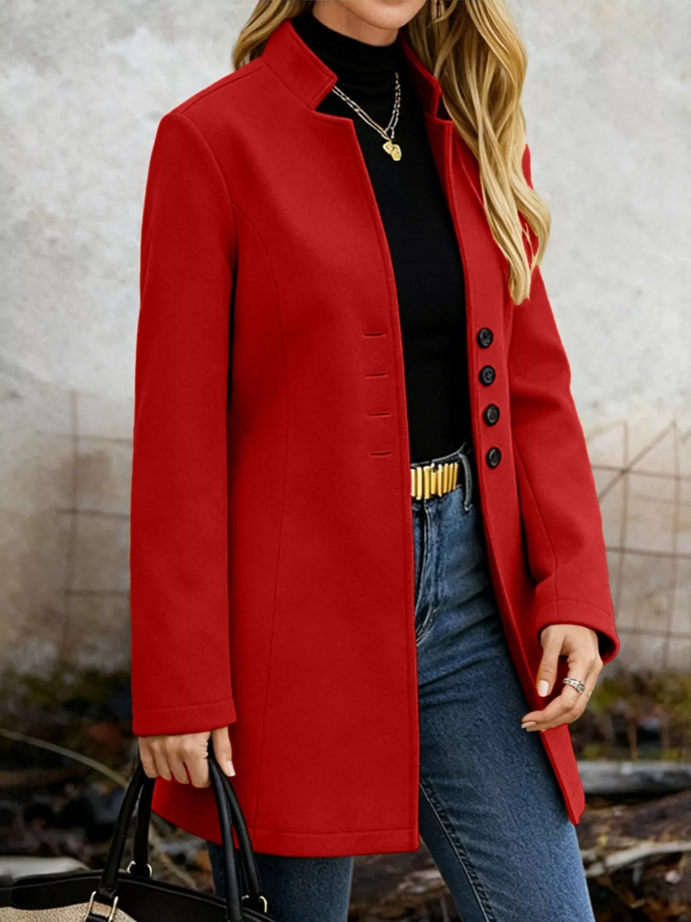 Button-Down Longline Outerwear