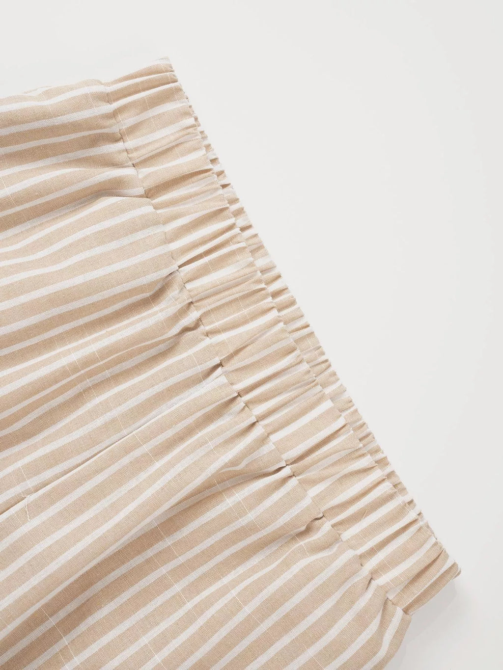 Striped High-Waisted Wide Leg Pants