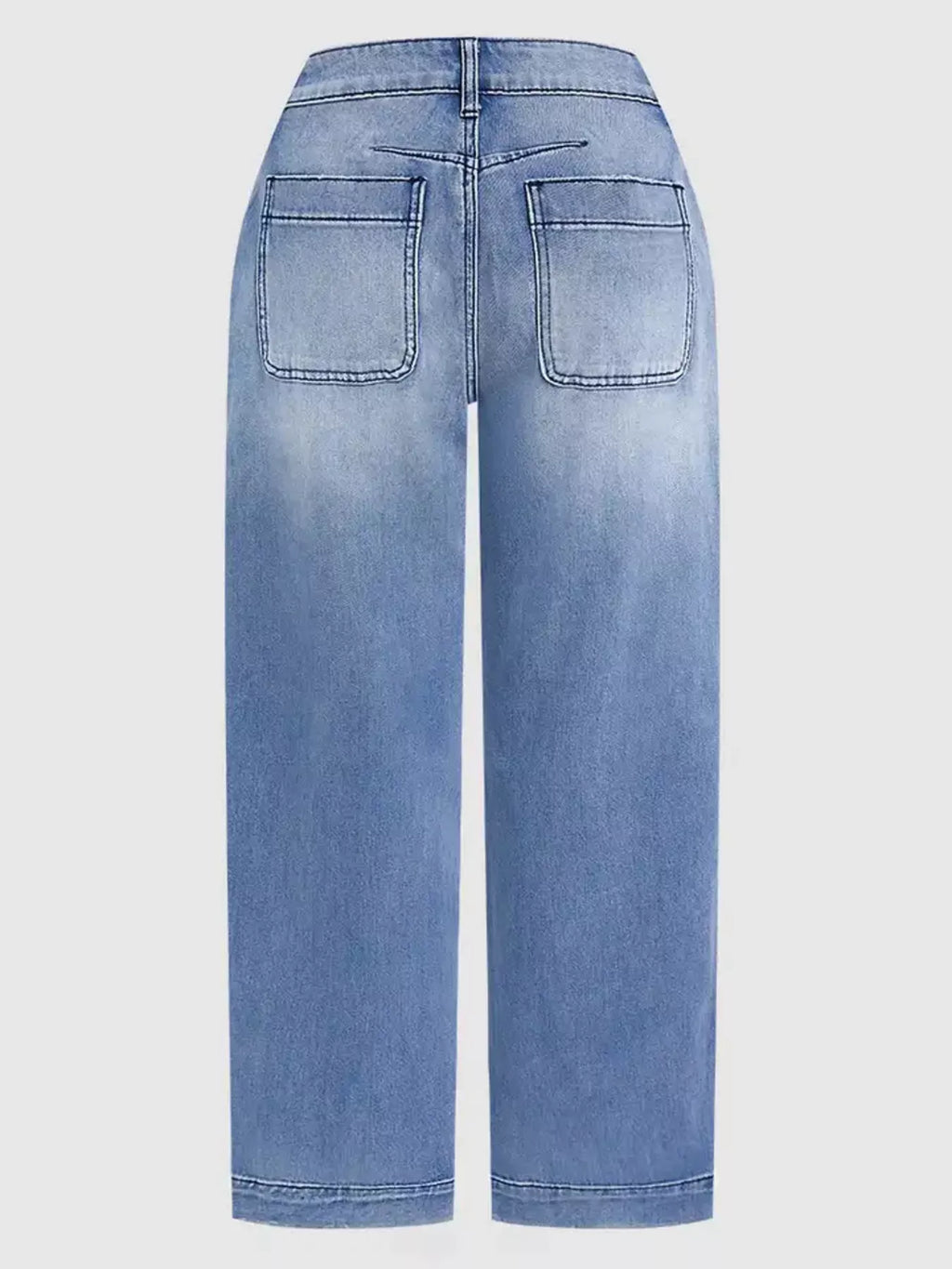 High-Waisted Relaxed Fit Jeans