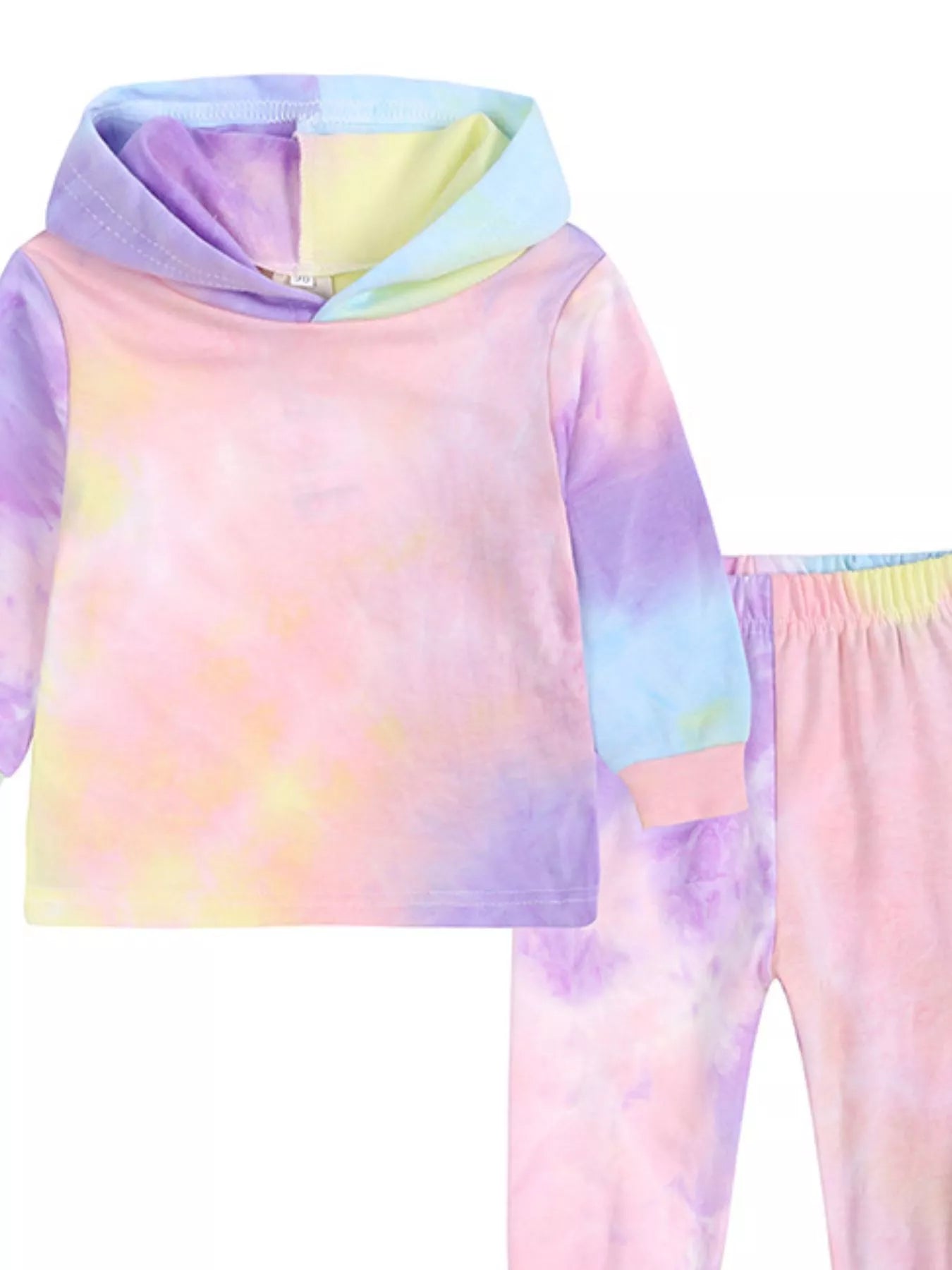 Children's Tie-Dye Hoodie and Pants Set