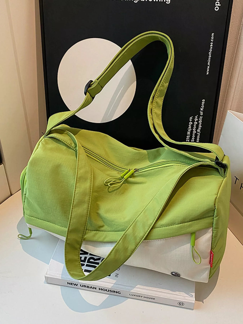 Color Block Travel Bag