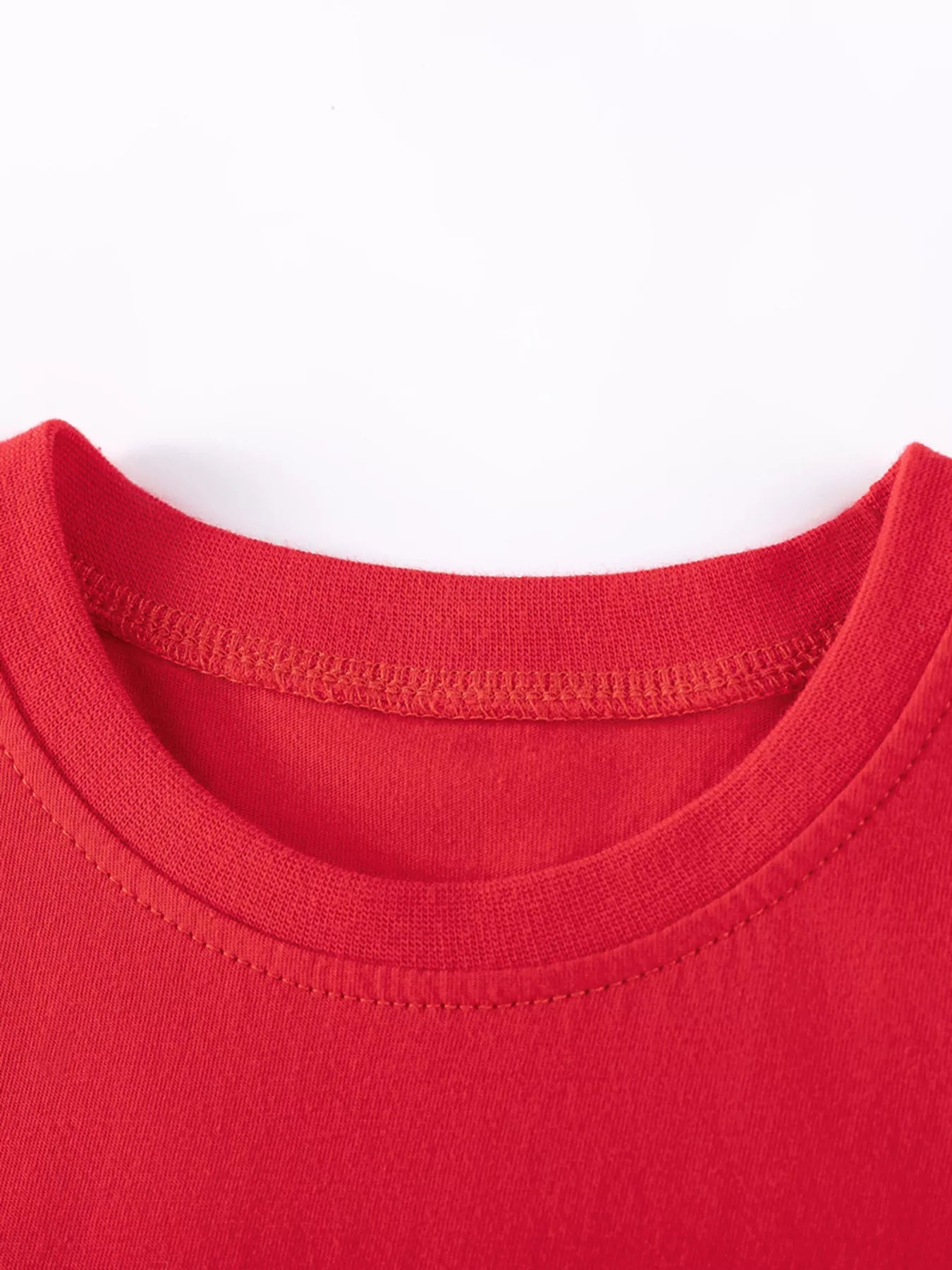 Children's Ladybug Print Ruffle Sleeve Dress