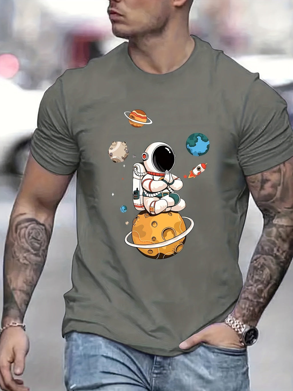 Men’s Astronaut Graphic T-Shirt