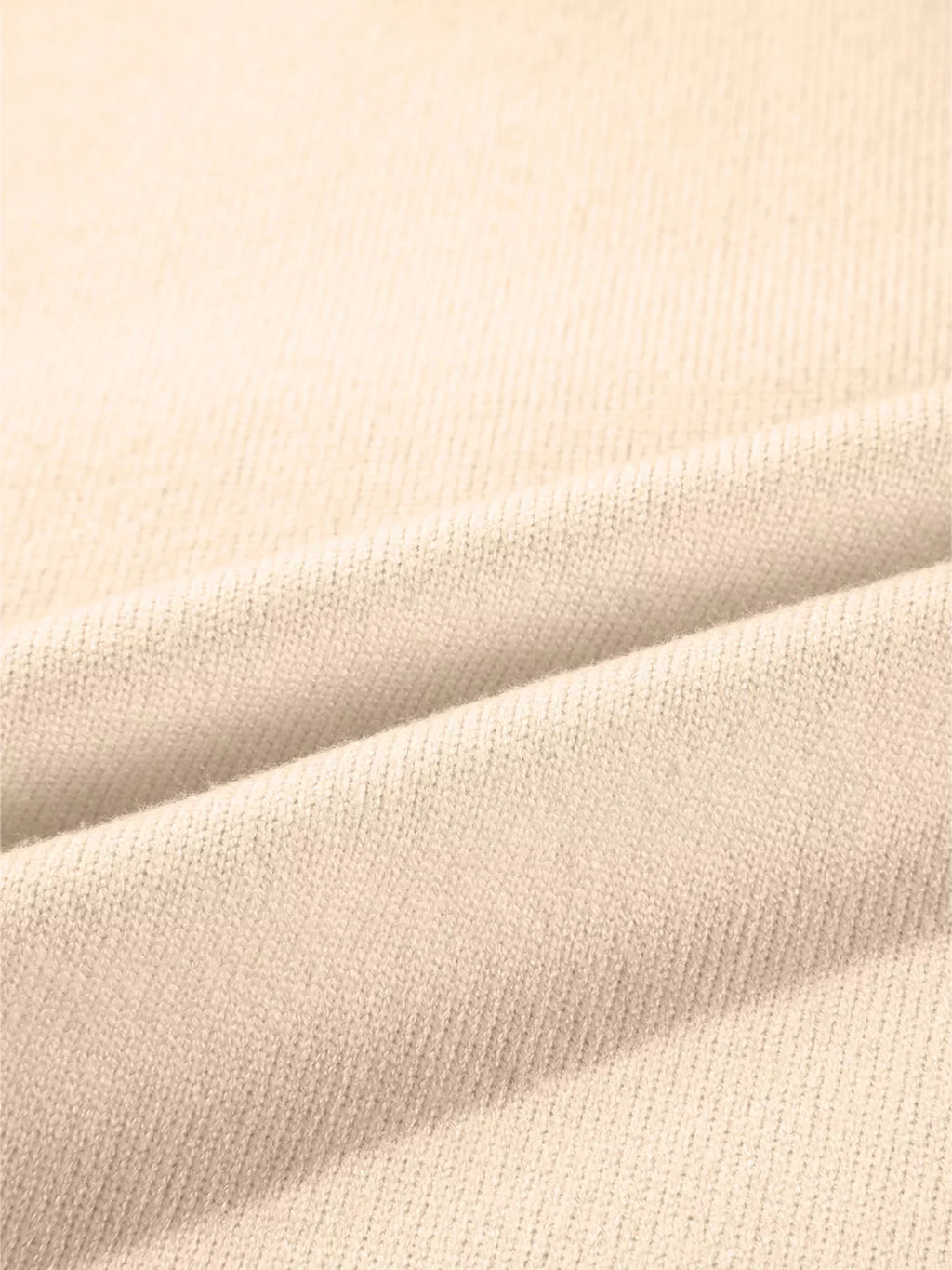 Front Center Seam Drop Shoulder Solid Sweater