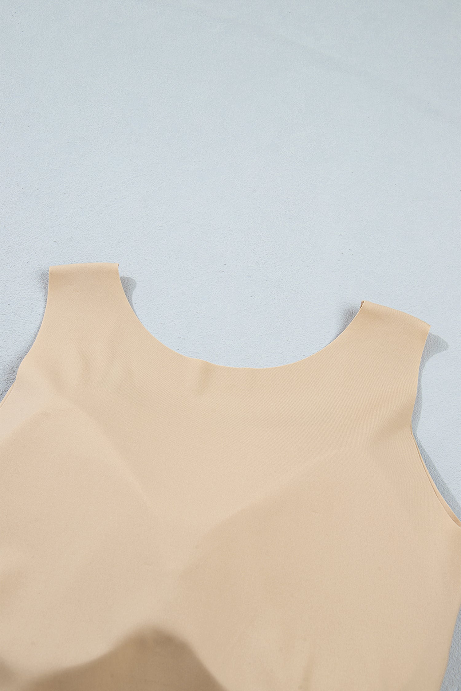 Solid Wide Strap Athleisure Tank Top