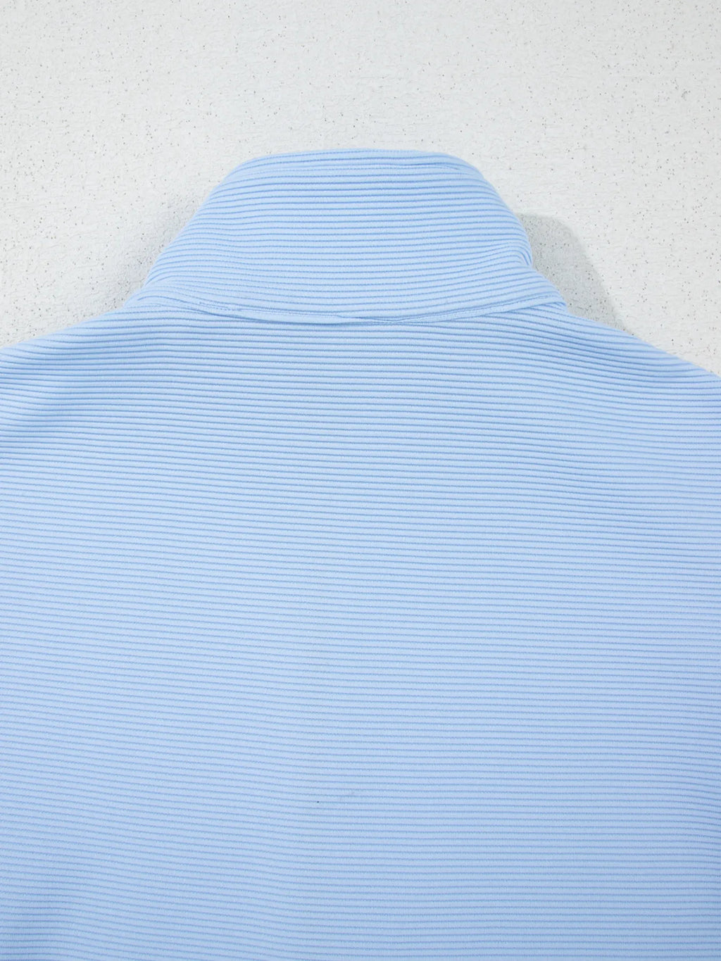 Half Zip Short Sleeve Polo and Shorts Set