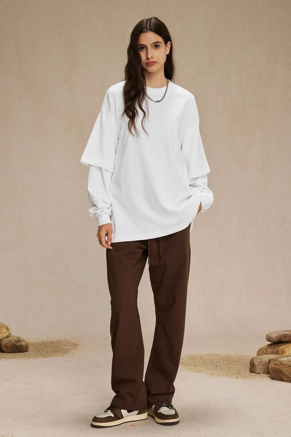 Men's Round Neck Long Sleeve T-Shirt