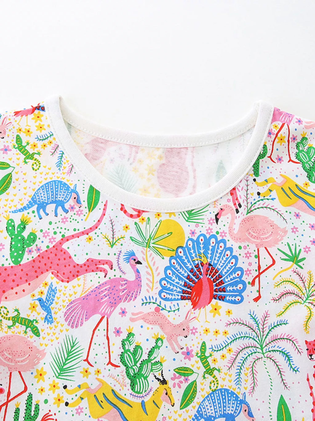 Children's Printed Short Sleeve Dress