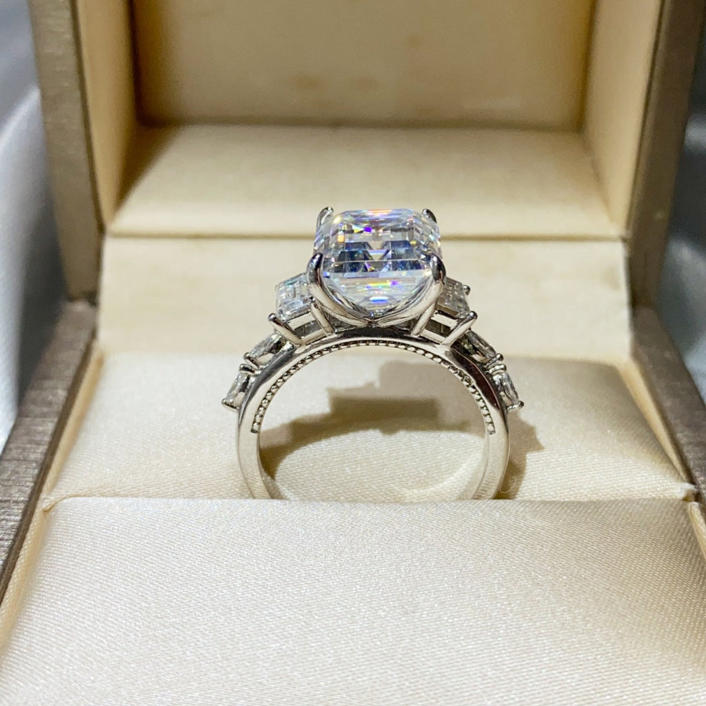 5 Carat Moissanite 925 Sterling Silver Ring