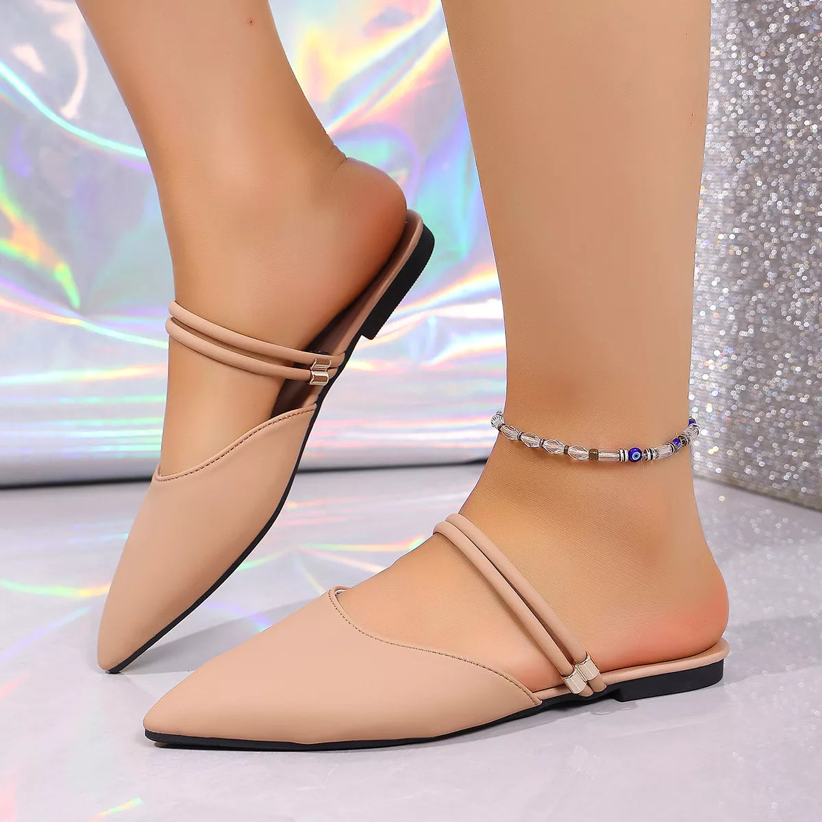 Point Toe Flats Sandals