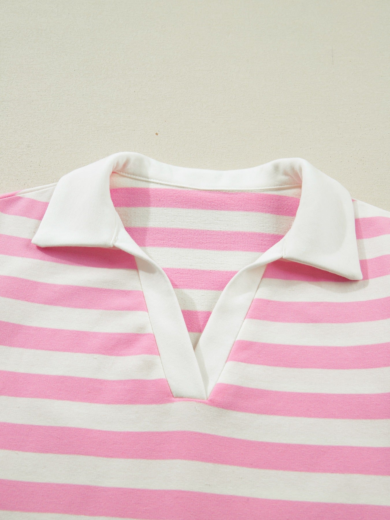 Striped Ruffled Sleeve Blouse