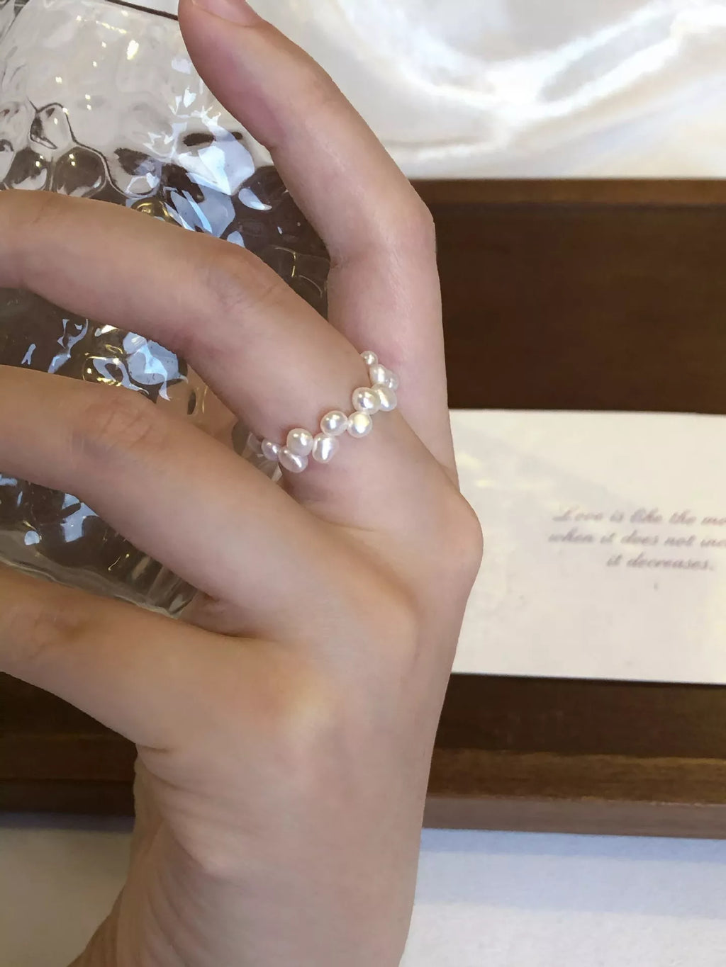 Freshwater Pearl Bead Ring