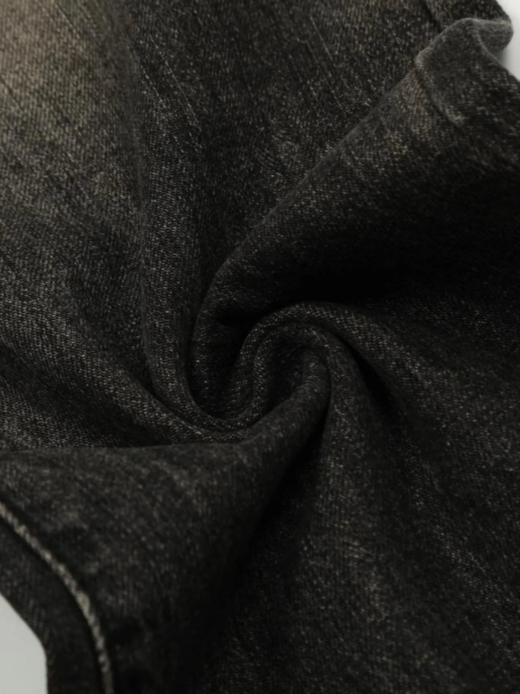 Men's Distressed Cat's Whisker Washed Bootcut Jeans