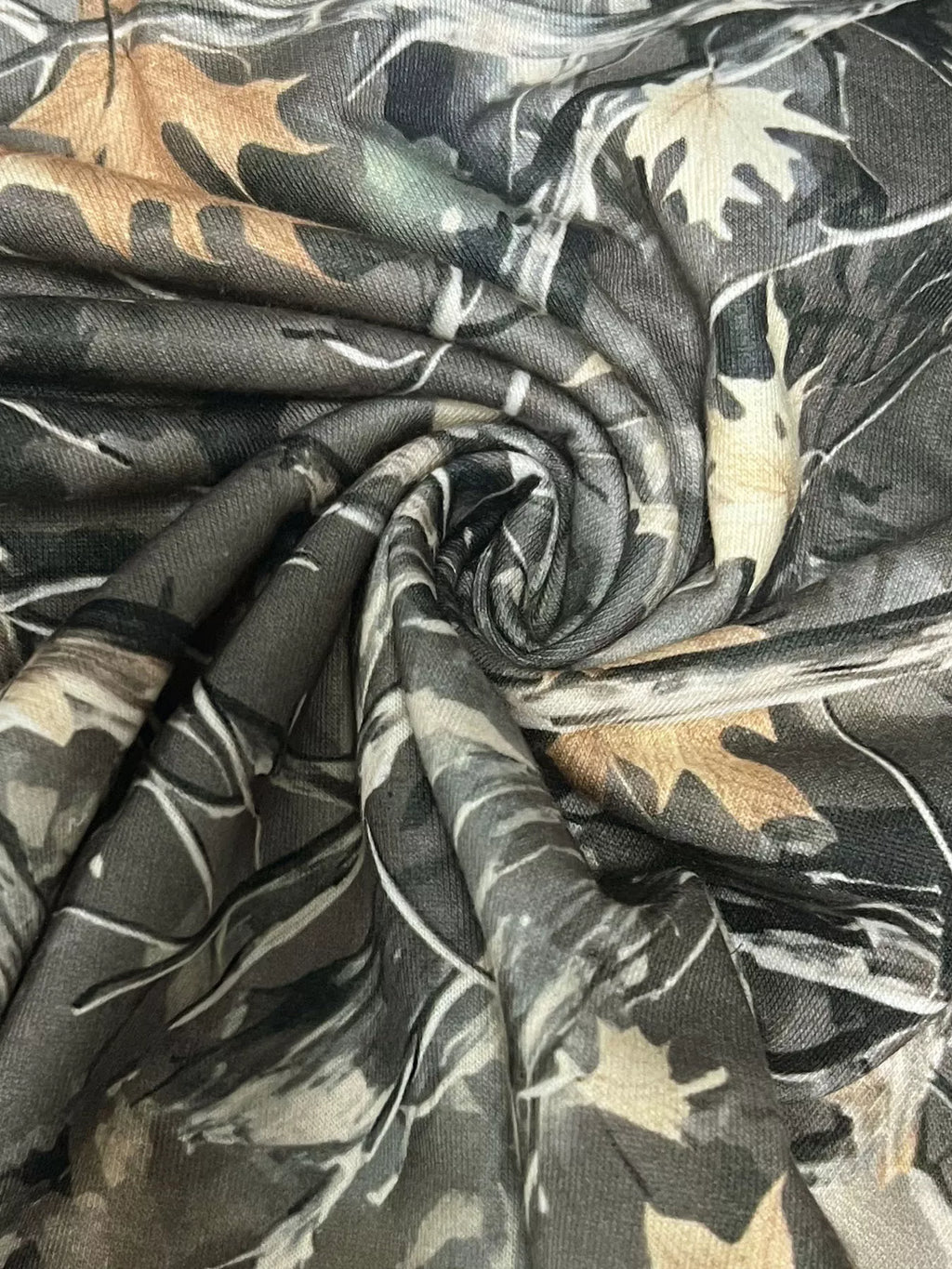 Relaxed Fit Camo Print Drawstring Waist Pants