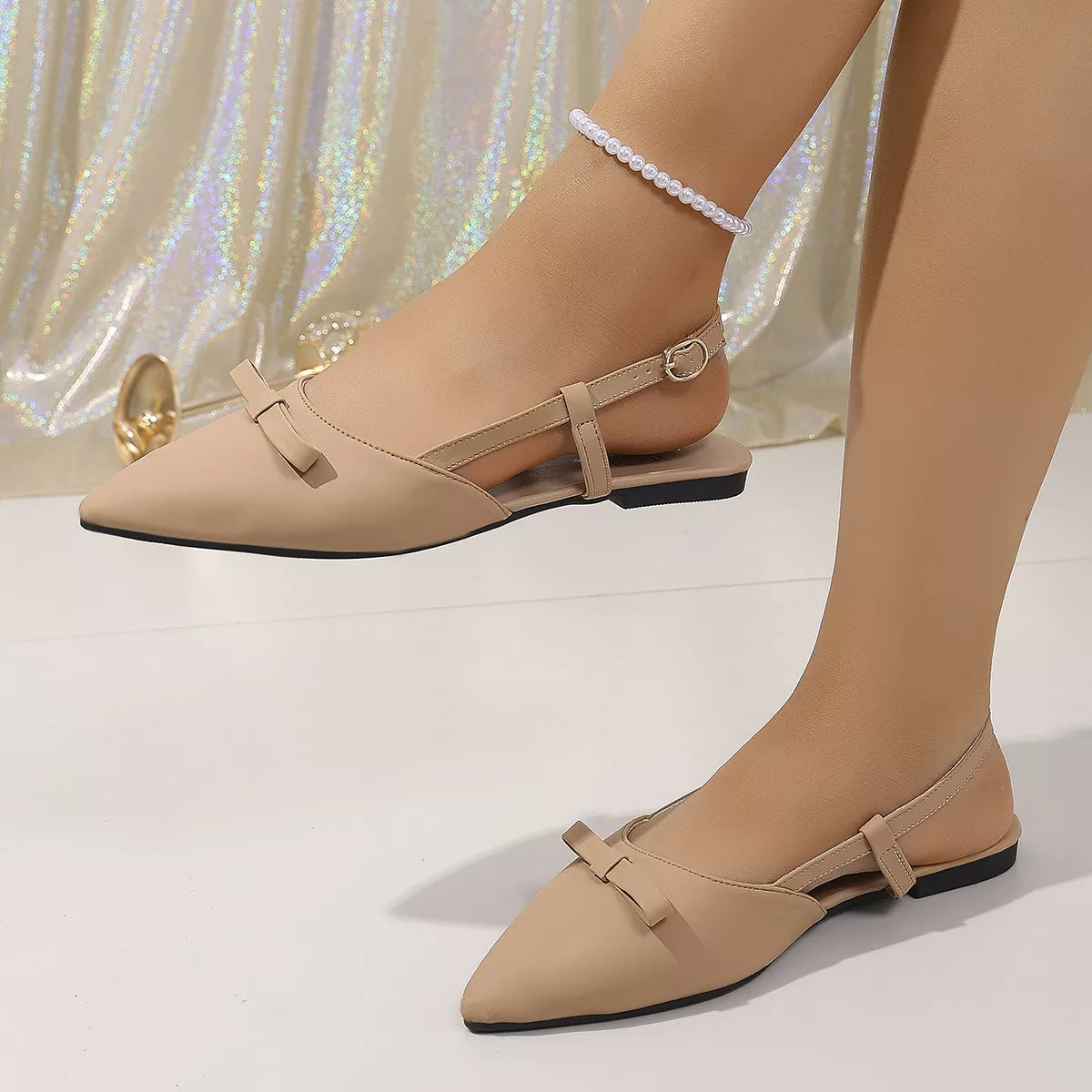 Point Toe Flats Sandals