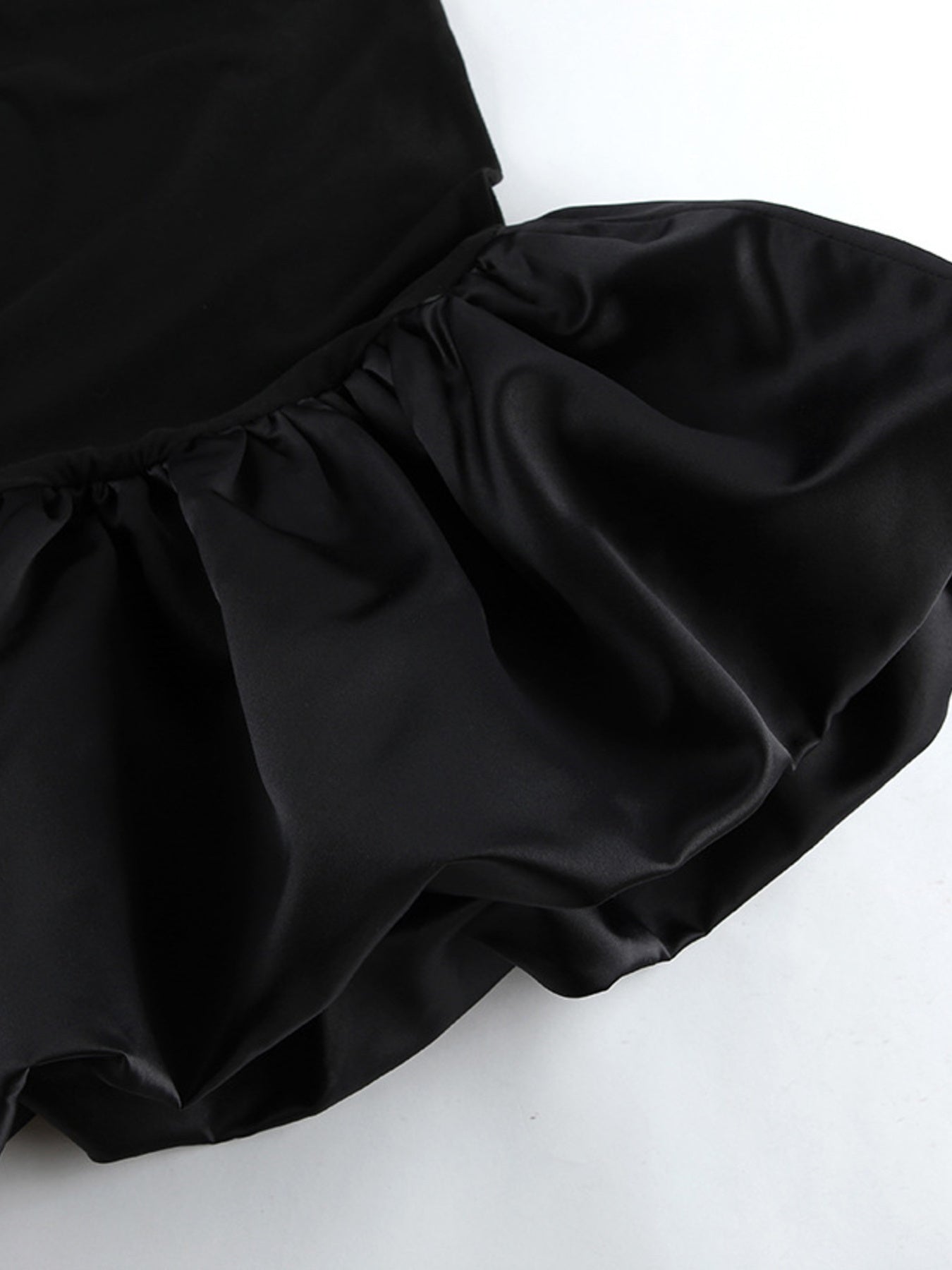 Off-Shoulder Ruffle Hem Mini Dress