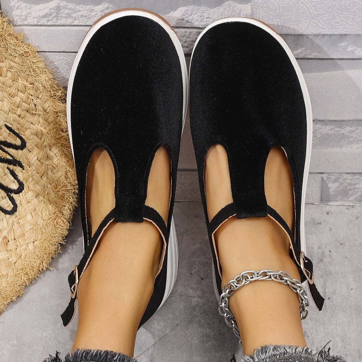 Round Toe Slip-Ons