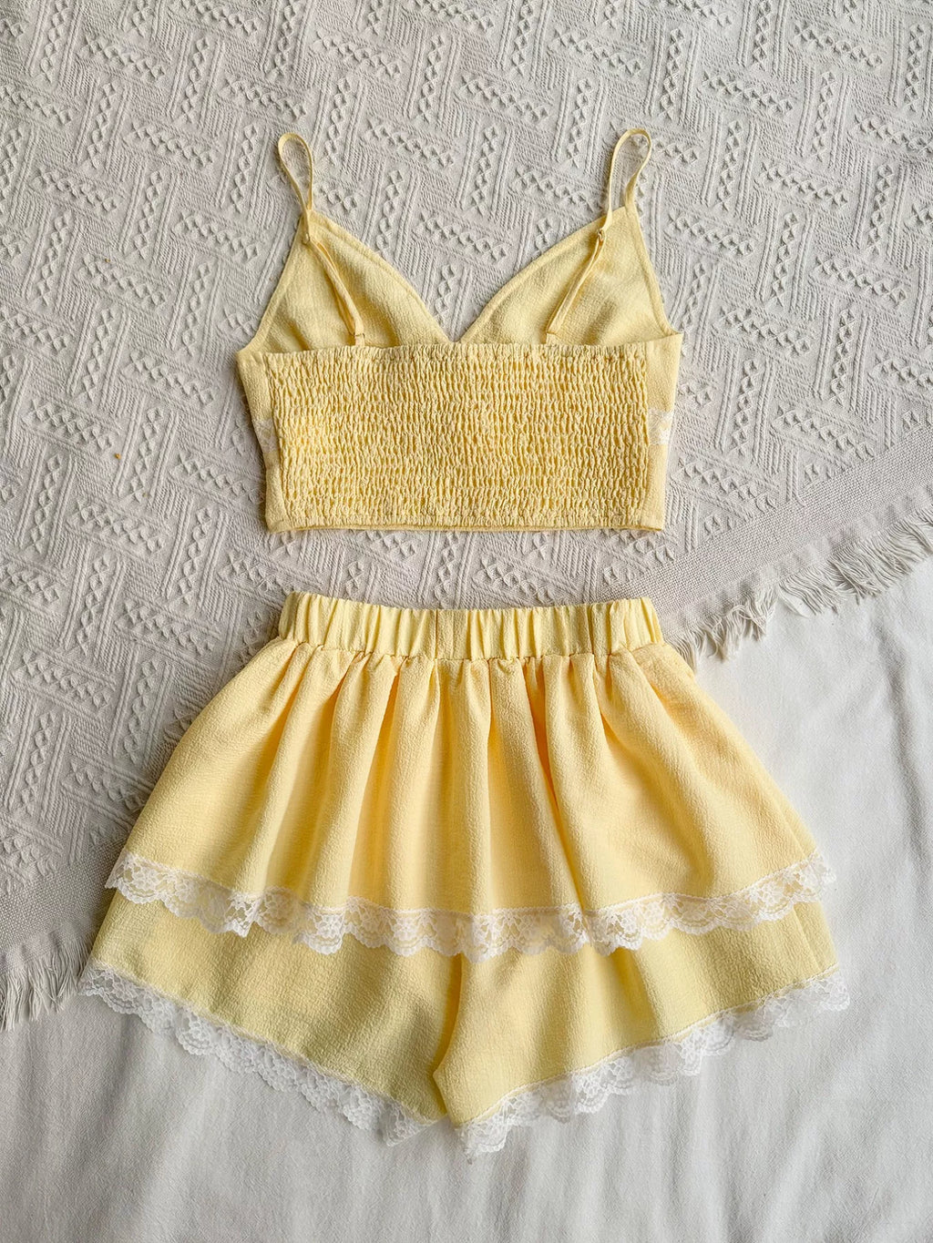 Smocked Cami and Skirt Set