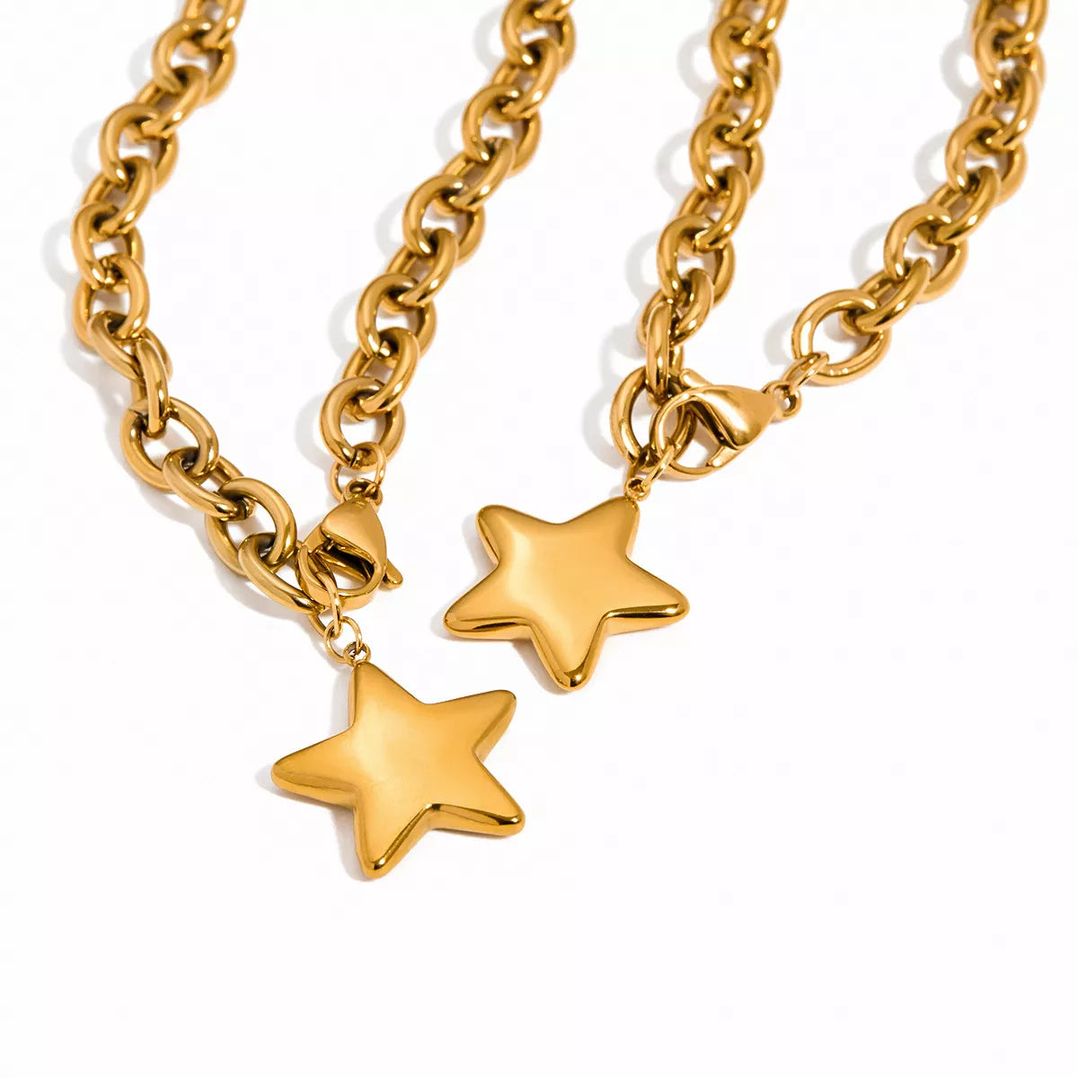 18K Gold-Plated Star Necklace