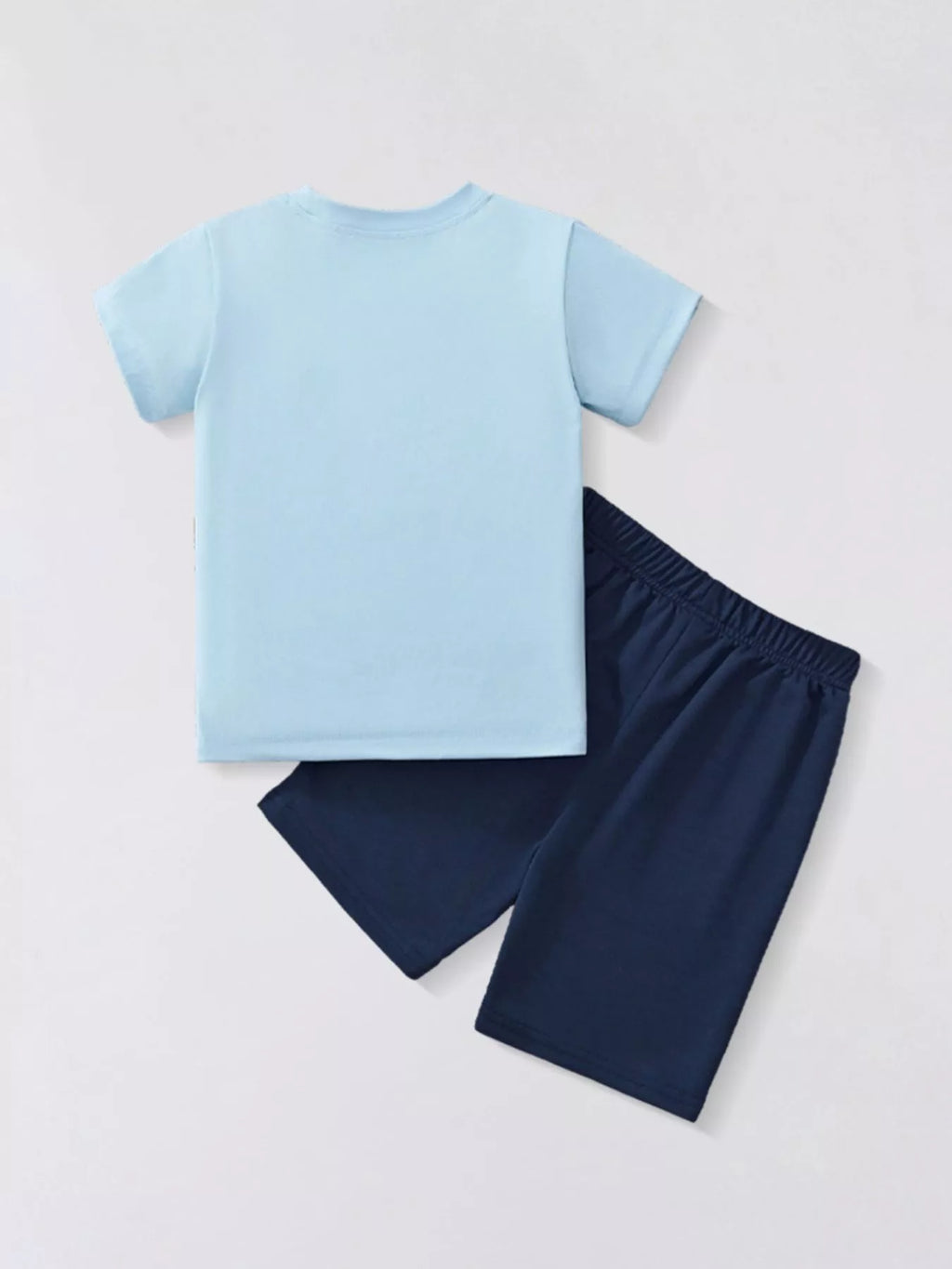 Children's Whale Graphic Short Sleeve Tee & Shorts Set