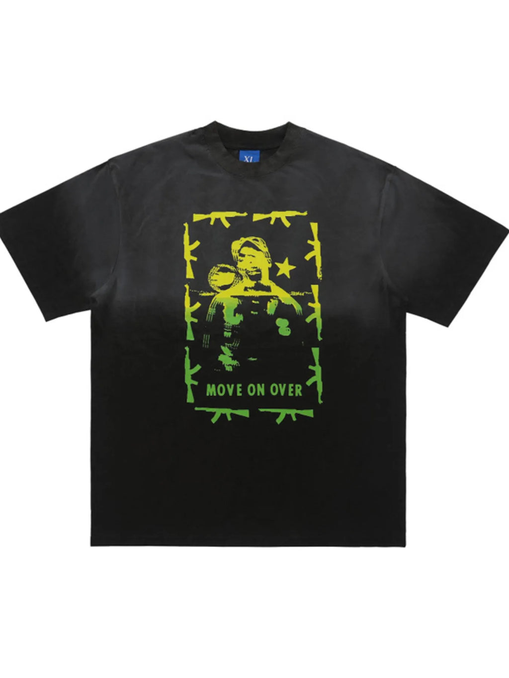 Men's Graphic Round Neck Oversized T-Shirt
