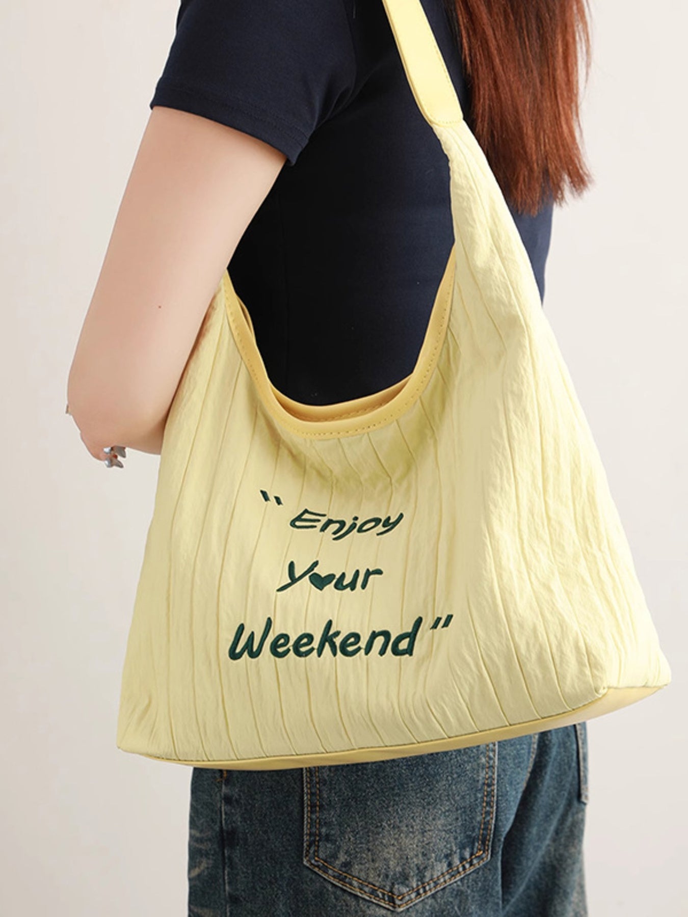 Letter Casual Shoulder Bag