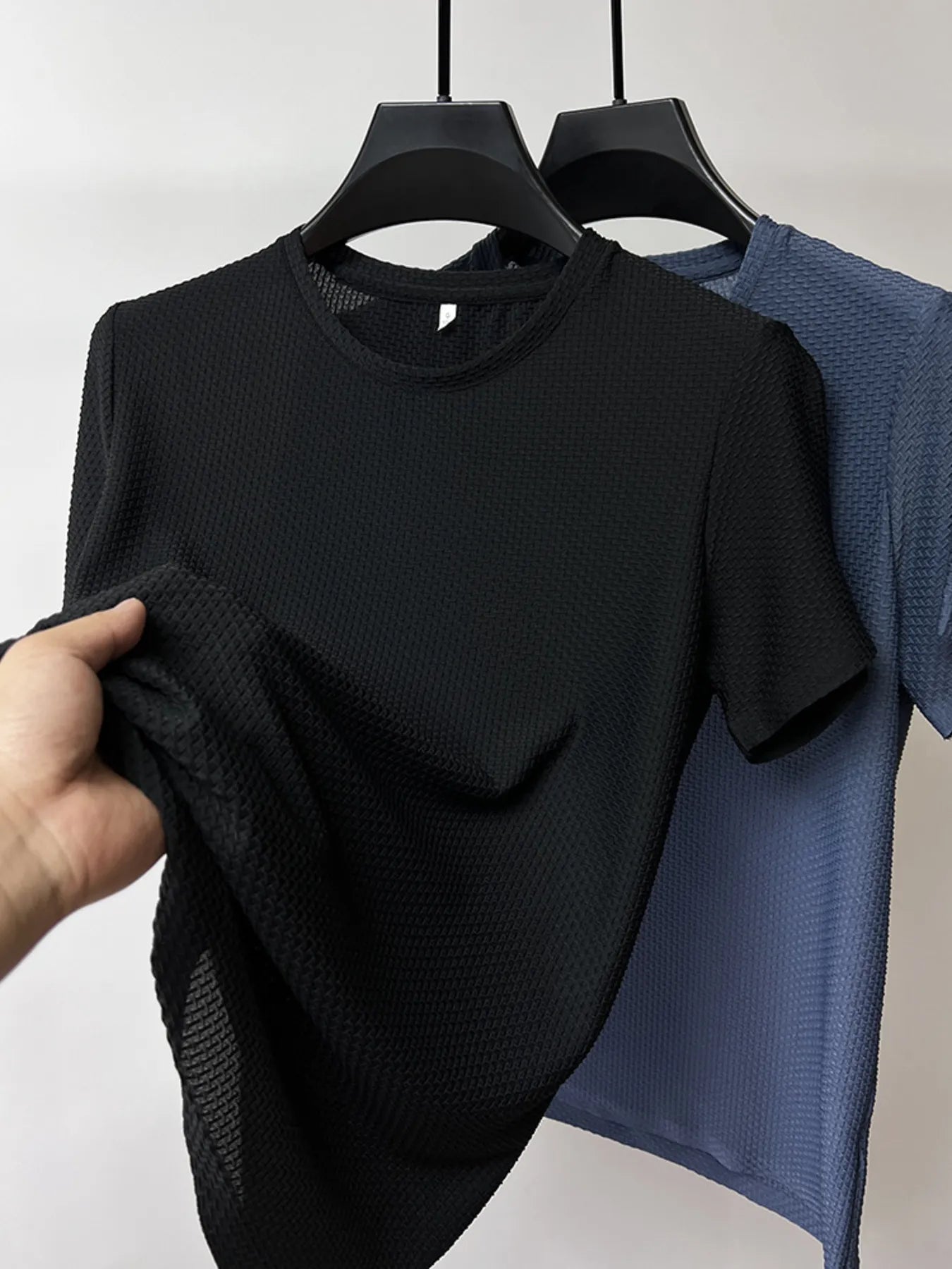 Men's Plus Size Round Neck Short Sleeve T-Shirt
