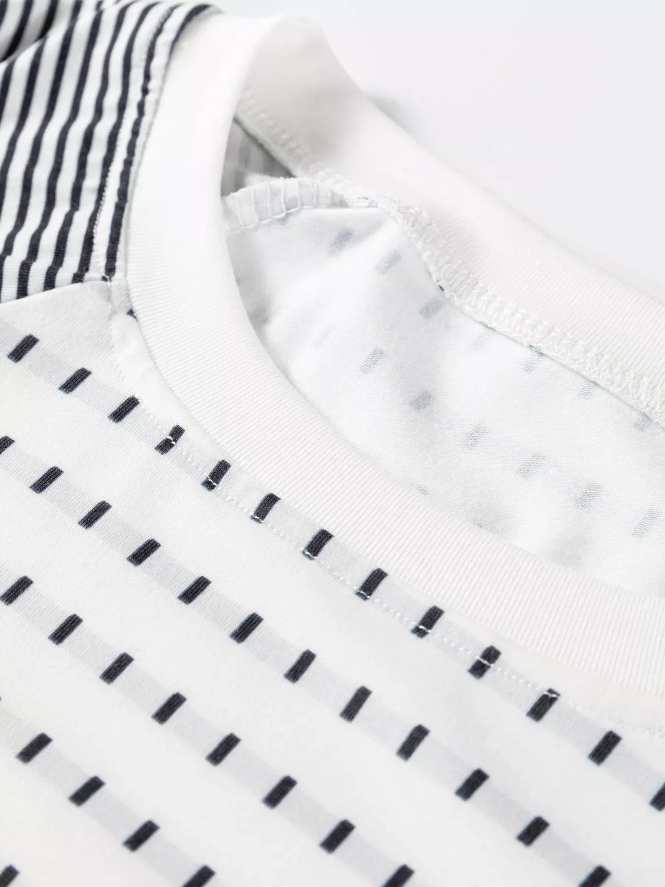Stripe Raglan Patchwork Long Sleeve Top