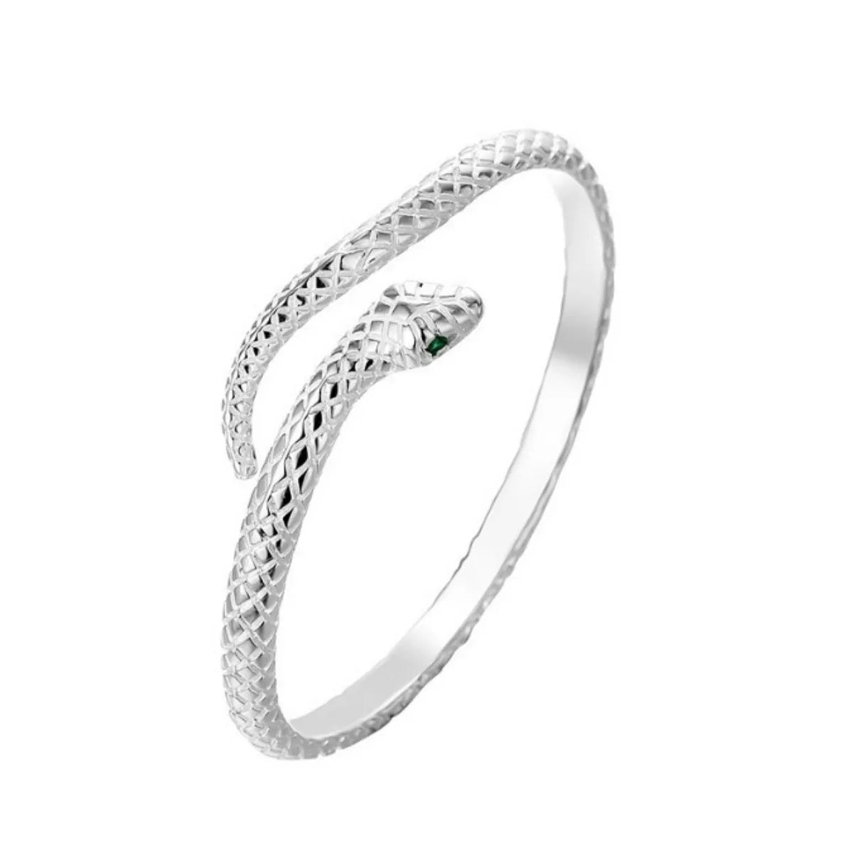 925 Sterling Silver Snake Bypass Ring