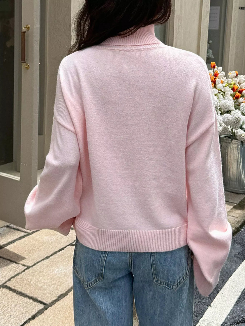 Turtleneck Long Sleeve Sweater