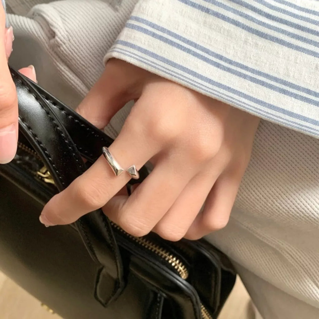 925 Sterling Silver Bypass Ring