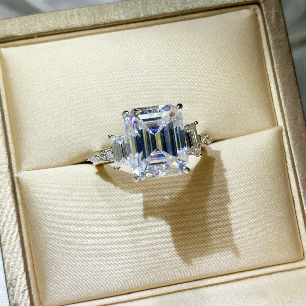 5 Carat Moissanite 925 Sterling Silver Ring
