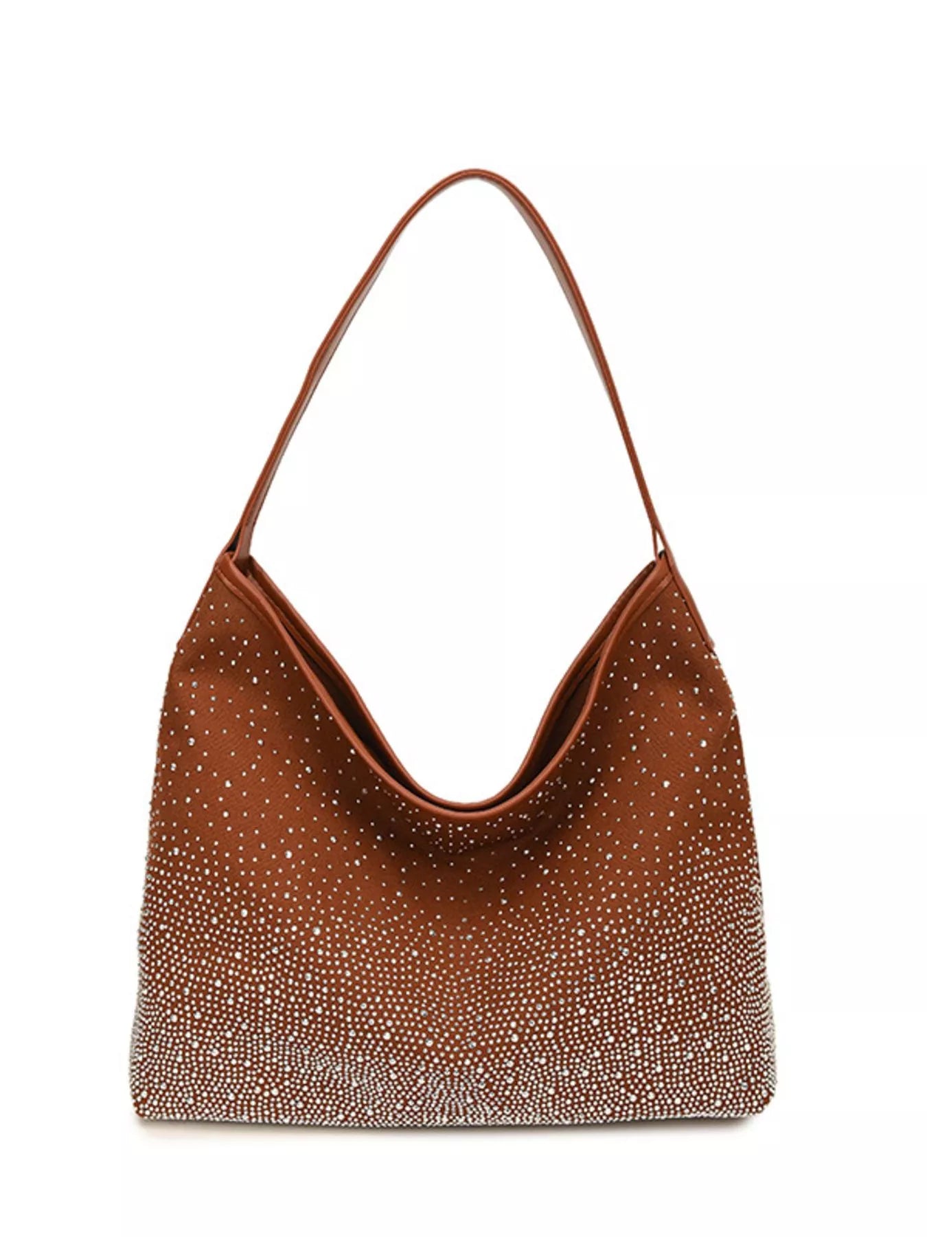 Sparkling Rhinestone Hobo Shoulder Bag