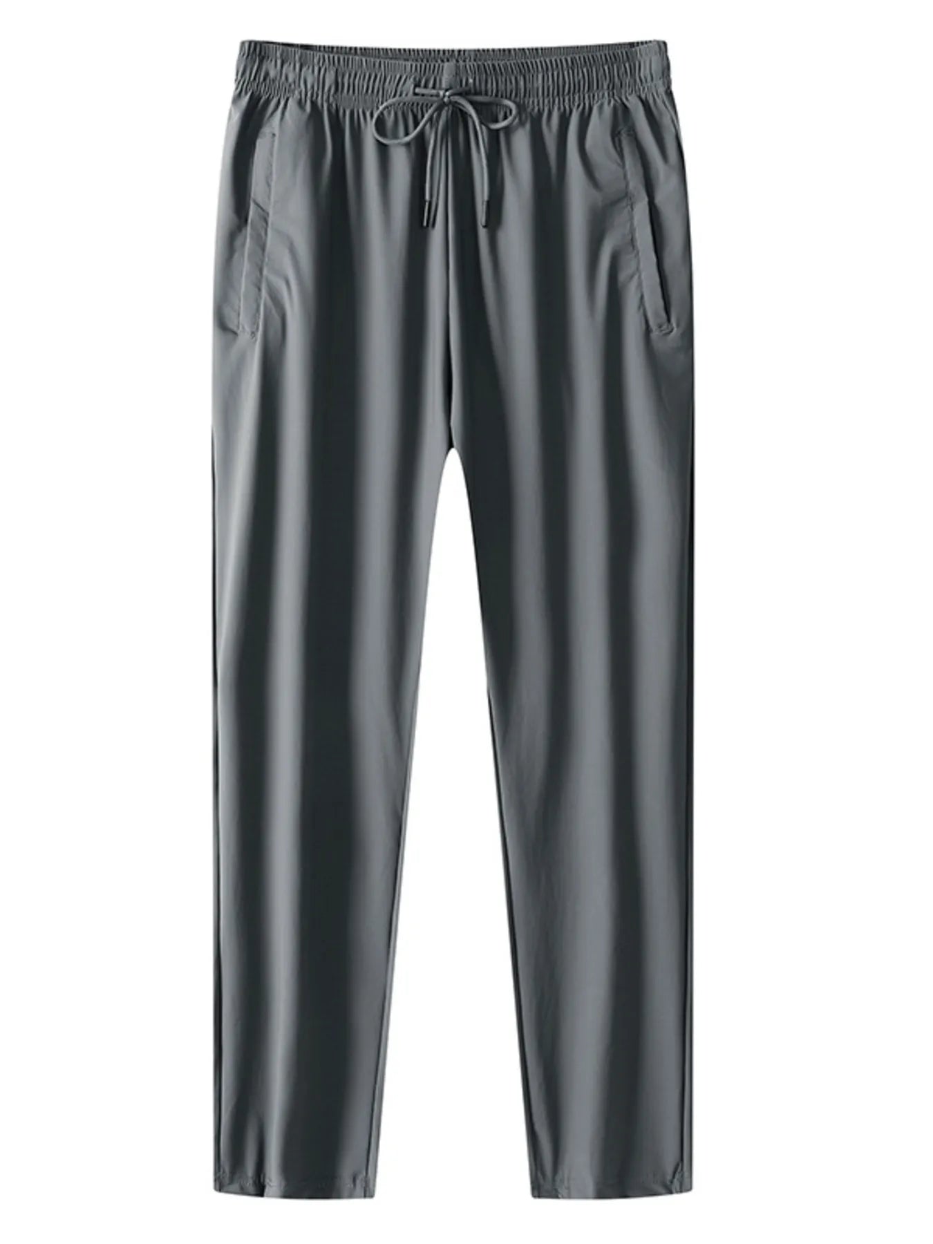 Men's Plus Size Drawstring Wide Leg Pants