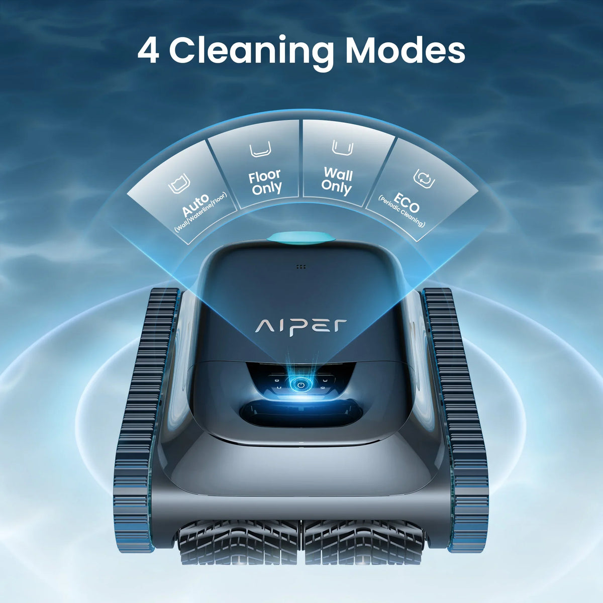 Aiper Scuba S1 Robotic Pool Cleaner, Weekly Custom Cleaning Plan, 270