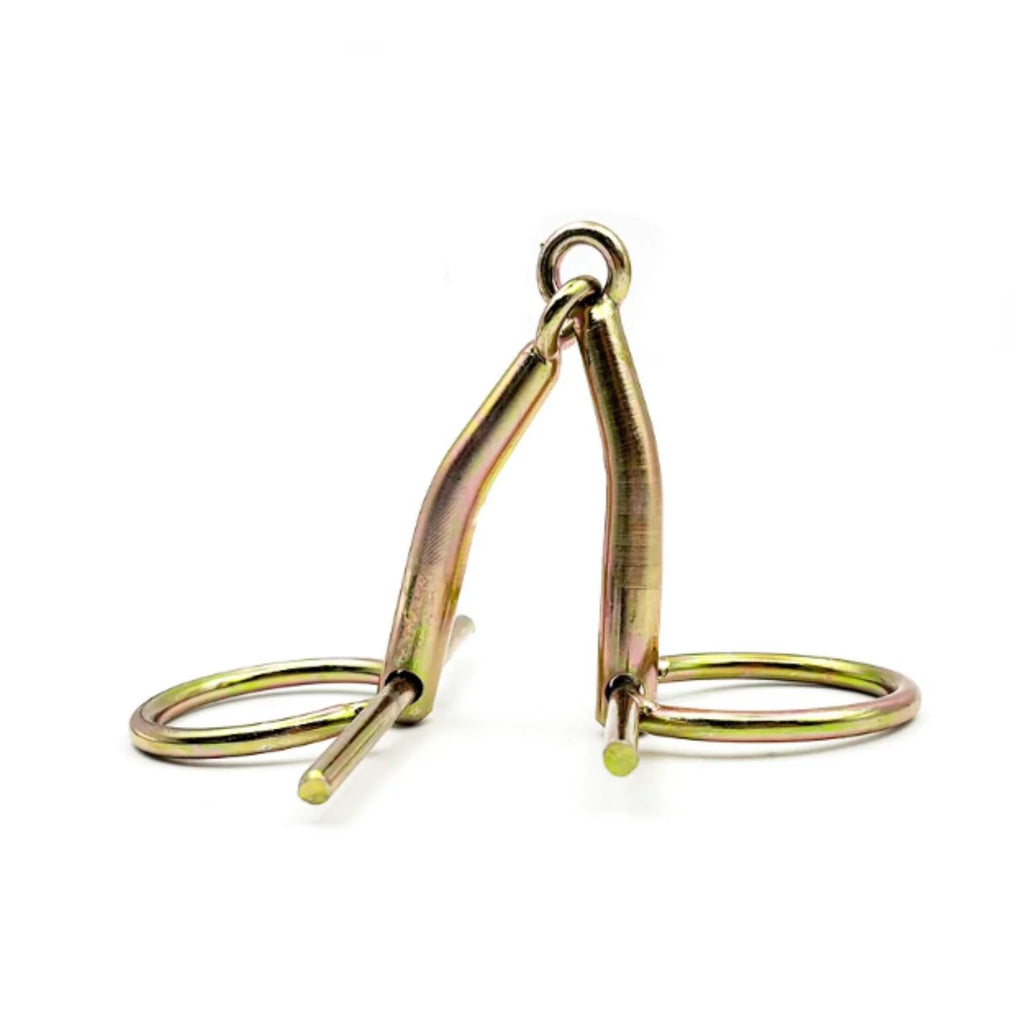 H-Shaped Horse Bit Straight Cheek Cheek Pieces Stainless Metal Riding Gear Golden Finish Finish Bridle Hardware