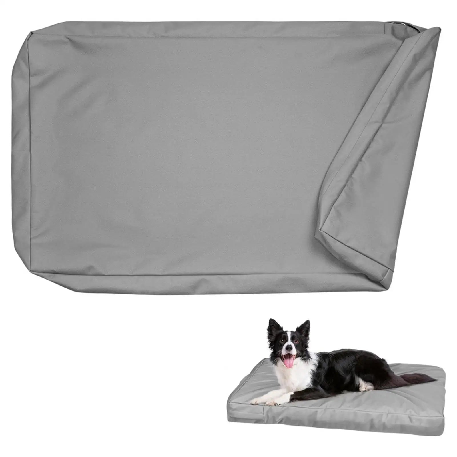 Oxford Cloth Waterproof Dog Bed Cover Replacement Washable Dog Crate Pad Cover for Puppy Kitten Bed Cover Pet Supplies