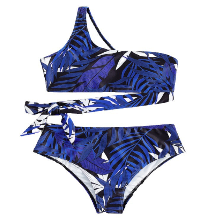 Hollow-Out Separated Bikini Swimwear, Triangular Swimwear for Women