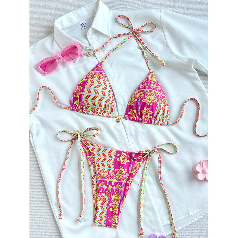 Three-Piece Beach Swimwear Style Bathing Suit