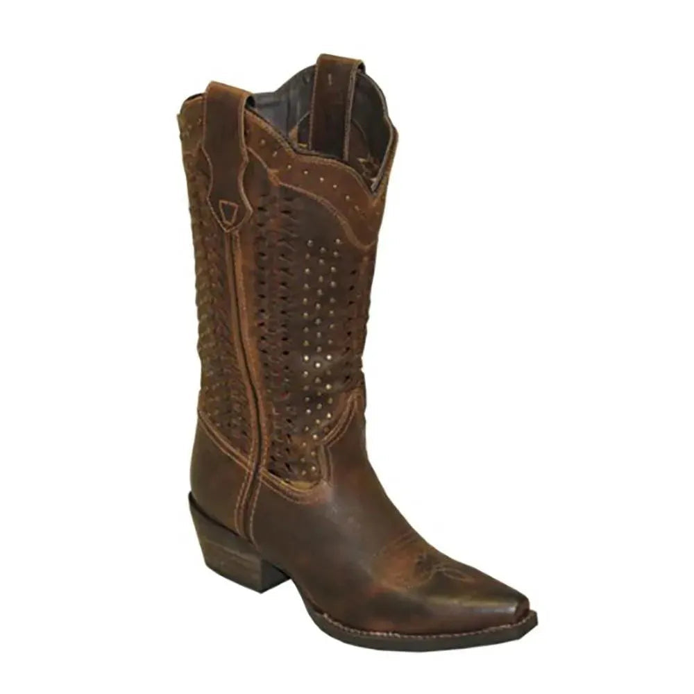 Rawhide Salco - Womens Leather Cowgirl Boot